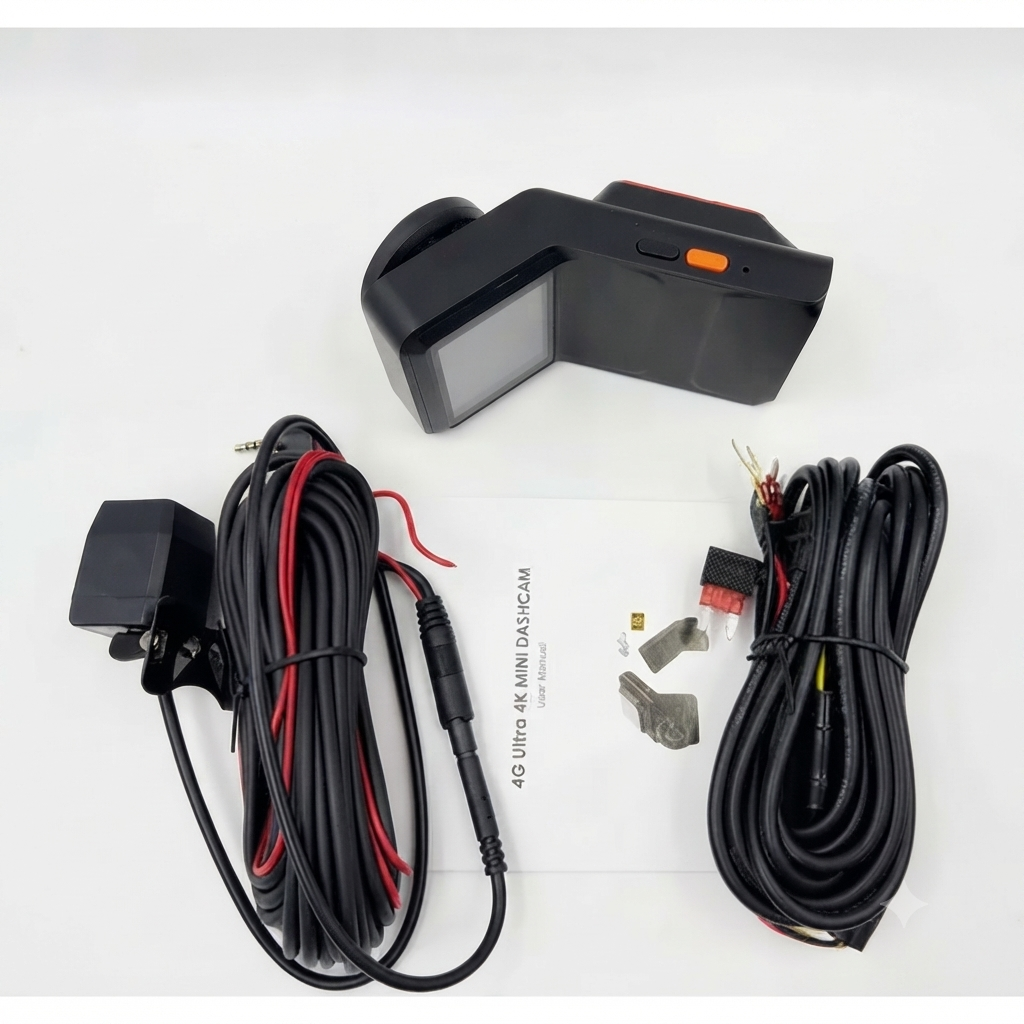 Dorado 4K + 4G Smart Dashcam GPS Tracker — Ultimate Dual Camera Vehicle Security & Recording Solution
